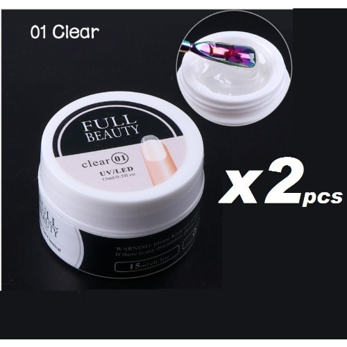 01 Extension Builder Gel Nail Art Clear