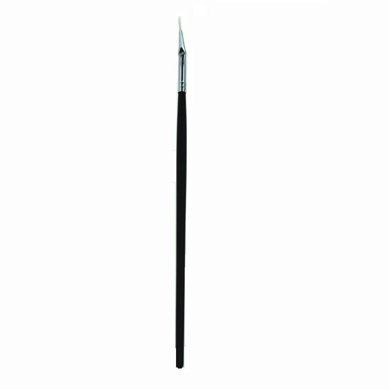 Single Bent Head Eyeliner Makeup Brush Black Angled Eyeliner Brush Makeup Tool