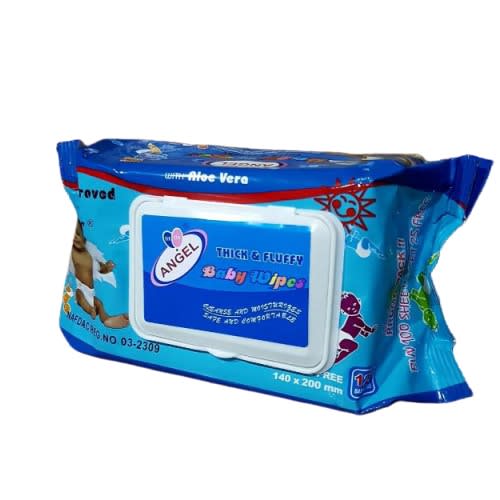 Angel Baby Wipes - 125pcs X 3