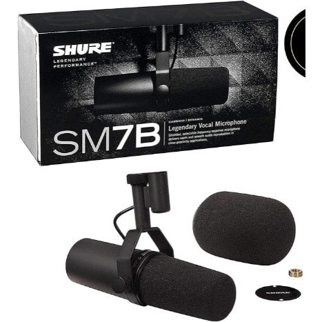 Sm7b Podcast Mic +boom Arm