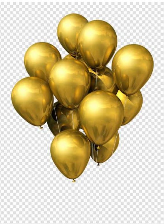 100pieces Of Gold Decorating Party Balloons