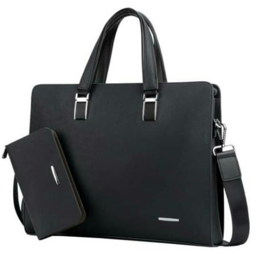 Portable Laptop Bag With A Small Purse - 14"