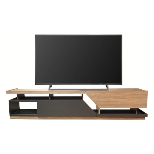 Baffi Furniture - Tower Tv Stand - Gray & Brown