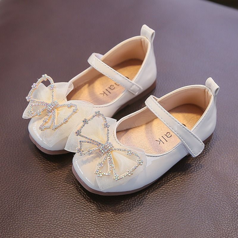 Girl All Patent Birthday Party Shoe - Cream