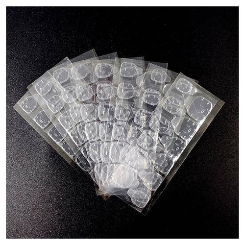 6 Pieces Press On Nails Jelly Glue Gum(12 Tab Each)