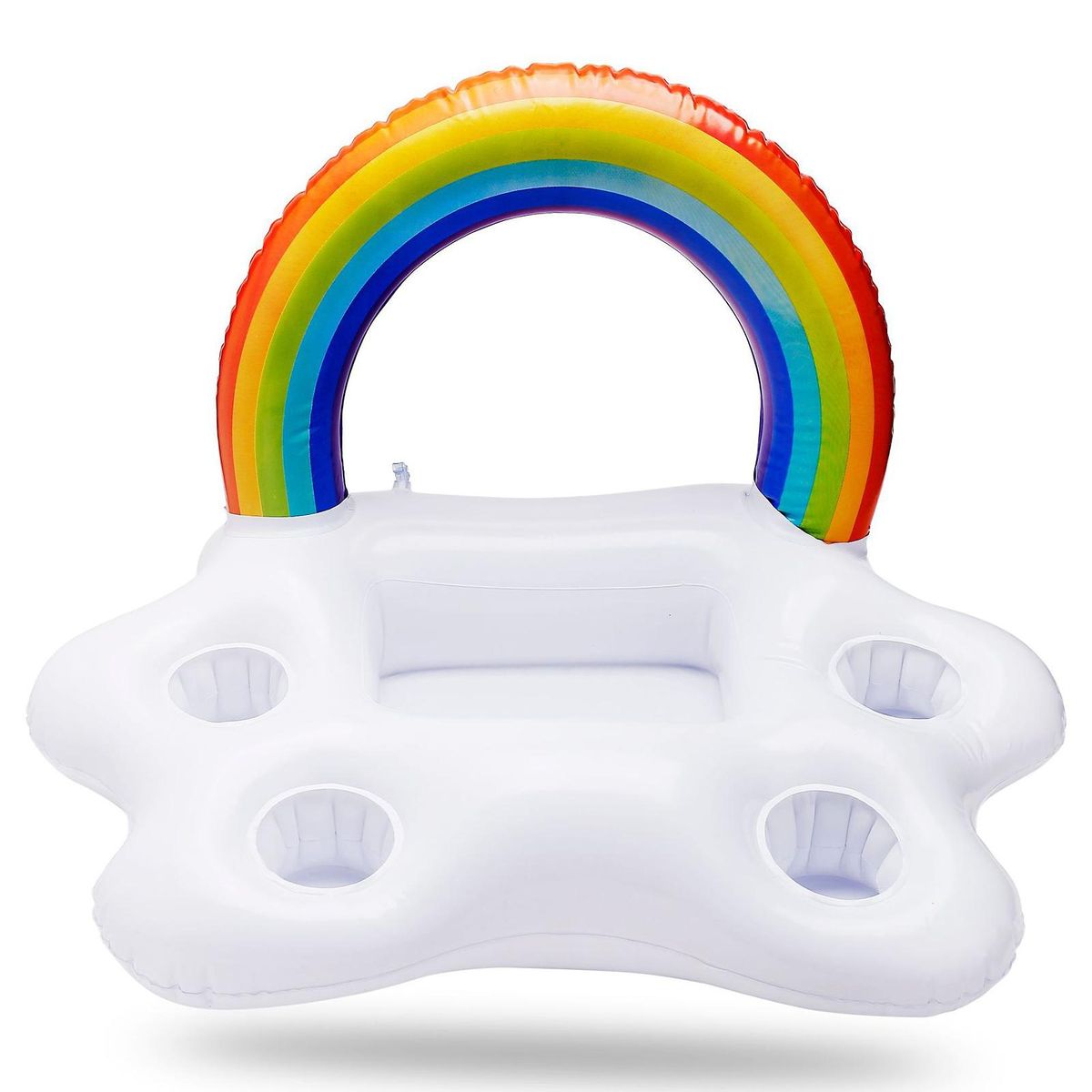 Floating Drink Holder Inflatable Beverage Salad Fruit Ice Serving Bar Food Cooler Containers Floating Tray Party Accessories Water Fun Decorations