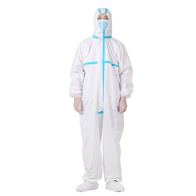 Coverall Disposable Anti-epidemic Isolation Suit For Staff-M