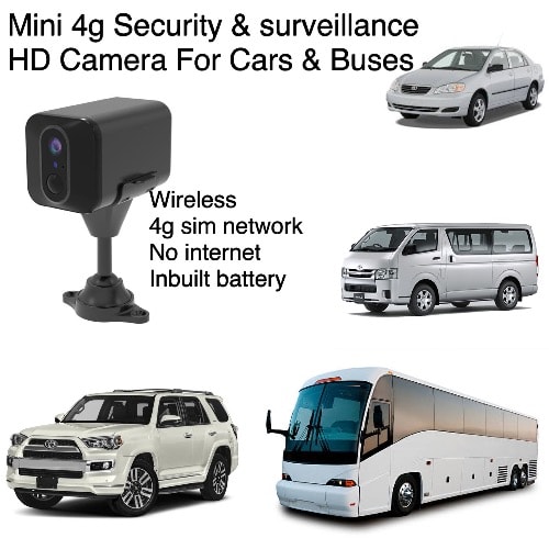 Car And Bus Mini 4g Security And Surveillance Camera
