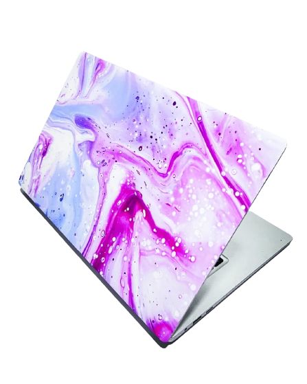 Laptop Skin Cover - Pink And White Marble (Pimp Nation)