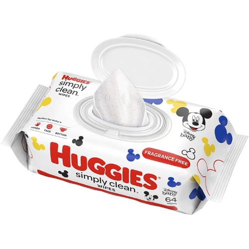 Simply Clean Baby Wipes - 64 Counts
