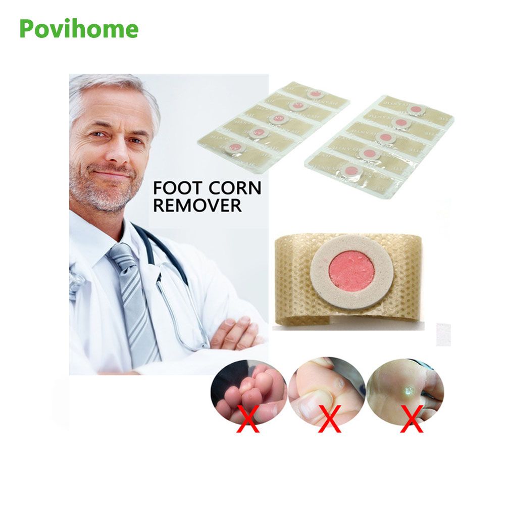Feet Removal Remover D0962 Pain Plaster Callus Skin Warts Cutin Massager Patch Medical 80Pcs Corns Povihome Soften Relief Foot