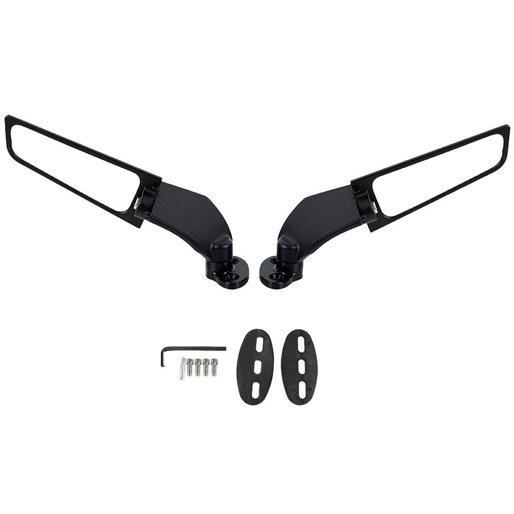 1 Pair Motorcycle Modified Rearview Mirrors Adjustable Rotating