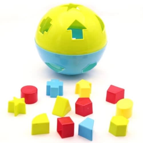 Montessori Intelligence Shapes  Color Sorter Box