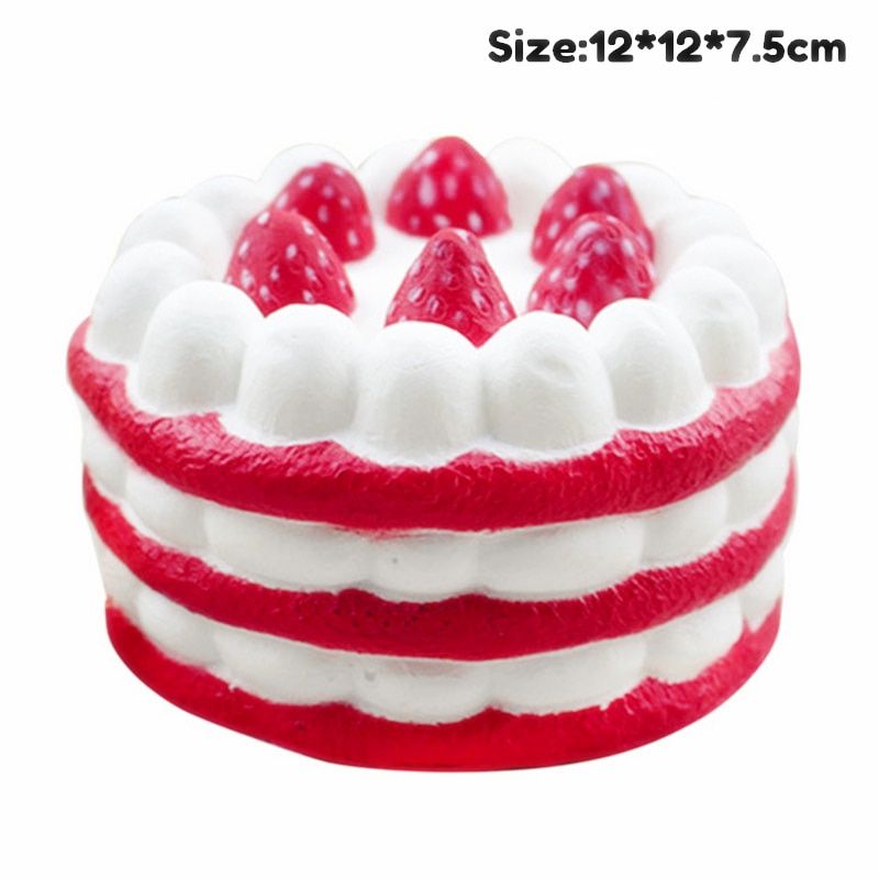 Slow Rising Squeeze Toy Donut Popcorn Birthday Cake Milk Tea Milkshake Hamburger Cream Toys For Children SW-HSDG-116