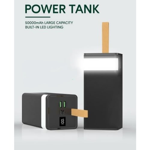 Shplus Power Bank - 2output / 3input With Led Light - 30000mAh