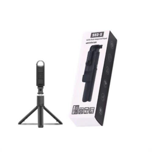 S03-s Selfie Stick Integrated Tripod With Selfie Light