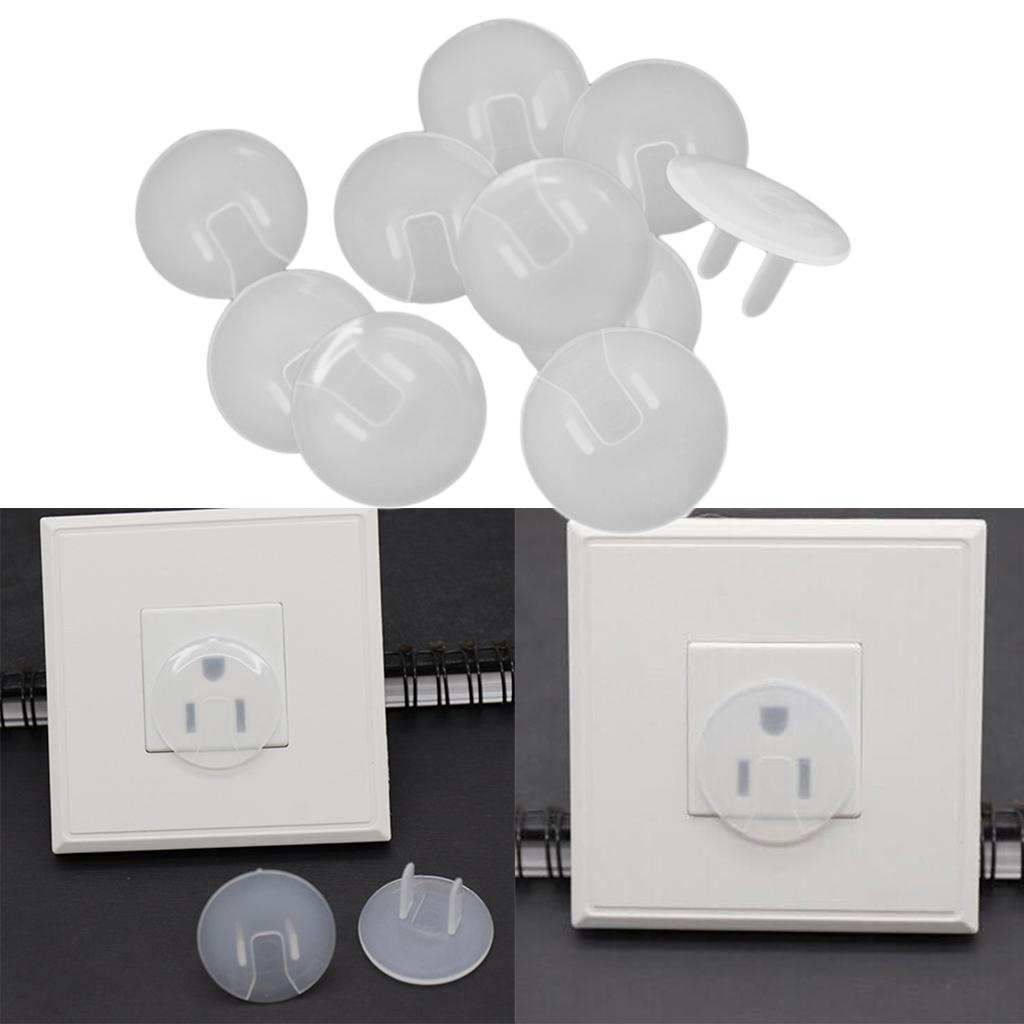 10Pieces Safety Outlet Plug Covers For Child Baby Proof Electric Shock