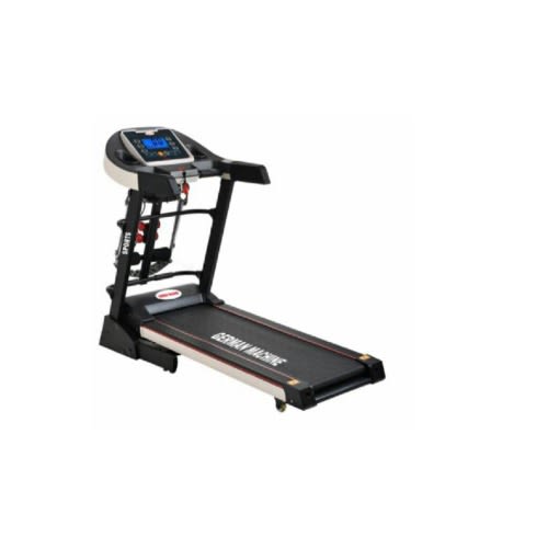 2.5hp German Treadmill With Incline & Mp3 + Free Body Trimmer - Dumbbell & Twister