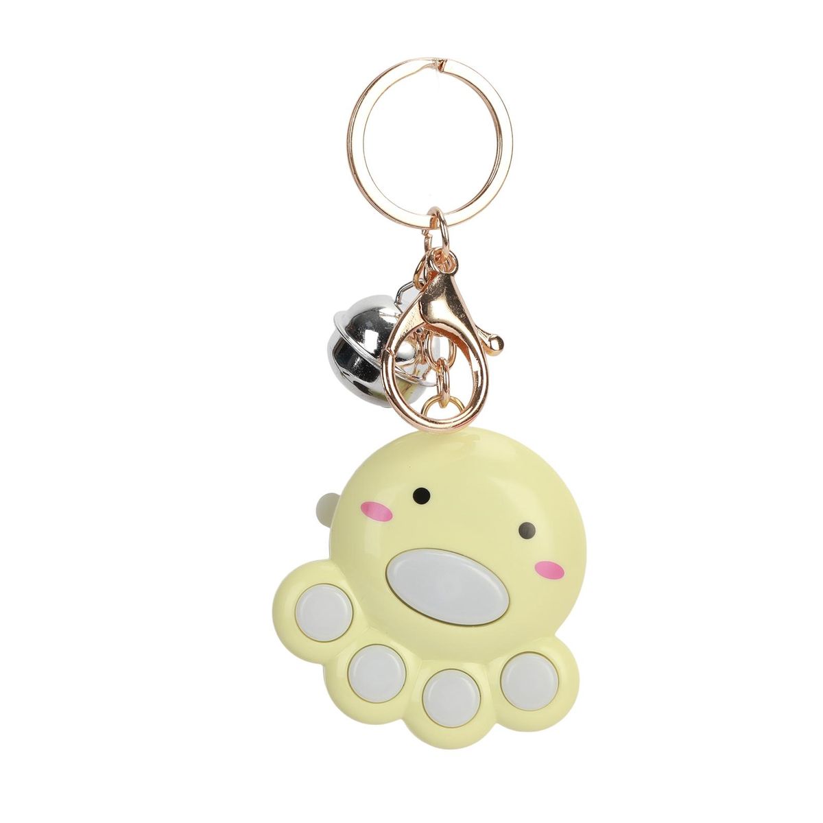 Game Keychain Bell Octopus Memory Game Machine Yellow