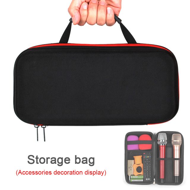 Microphone Storage Bags Portable Hard Multifunctional