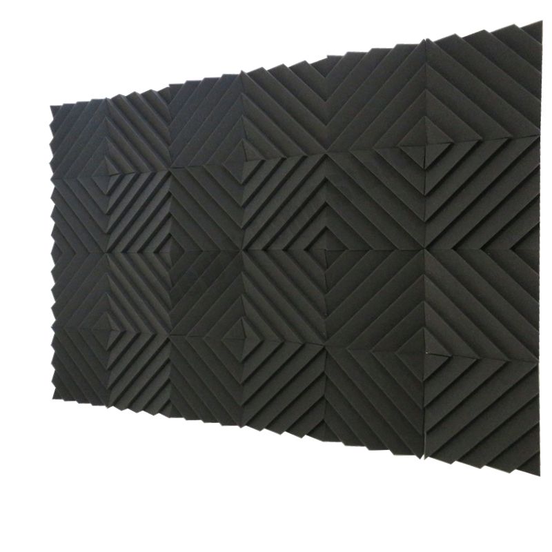 24PCS 300x300x50mm Studio Acoustic Foam Sound Insulation Panels For KTV Bar