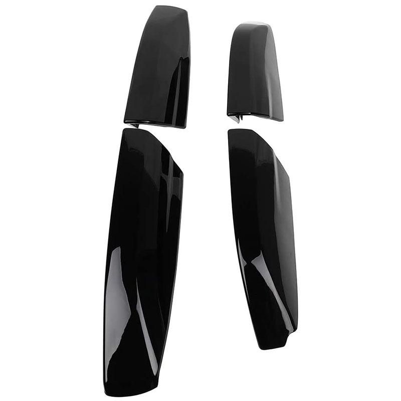 Car Roof Luggage Rack Rail End Cover Shell 4PCS for Toyota Highlander 2008-2014 Rooftop Cargo Carrier