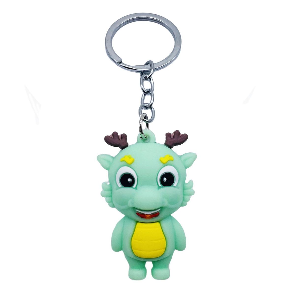 Dragon Doll Keychain Chinese Dragon Keychain Cute Lightweight Car Key Light Green