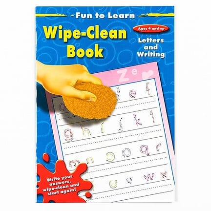 Fun To Learn Wipe - Clean Book -Letters and Writing