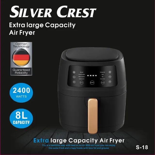 8L Silver Crest Air Fryer