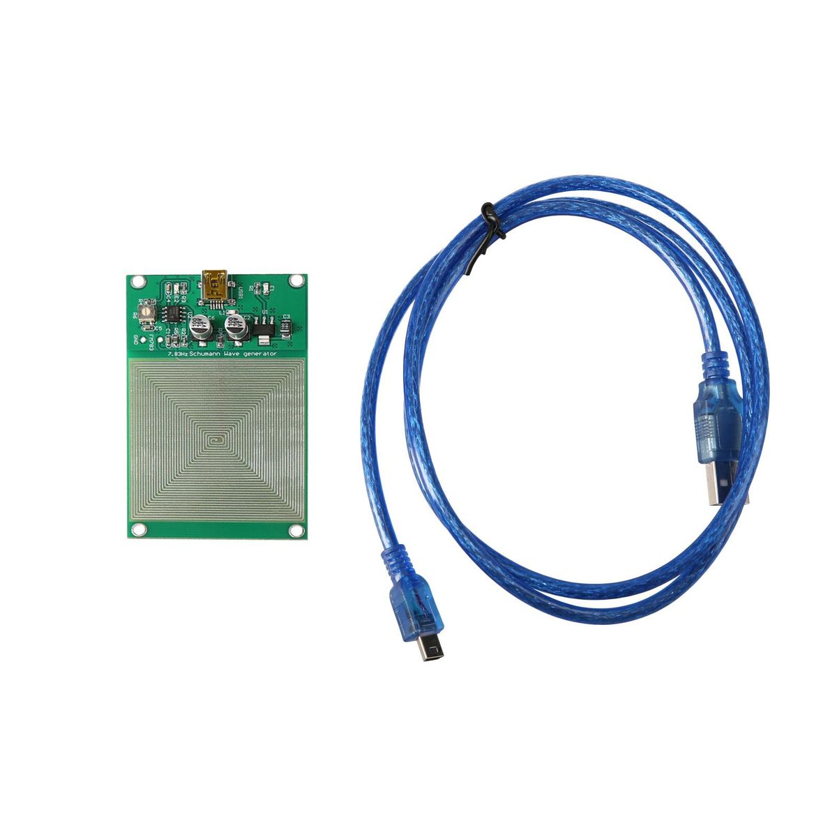 Schumann Resonance 7.83HZ Ultra-low Frequency Pulse Generator Schumann Wave Generator Audio Resonator for Relax Sleep, Improving Body's Perception of Sound and Images