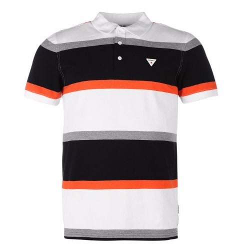 4 Stripe Men's Shortsleeve Polo Shirt