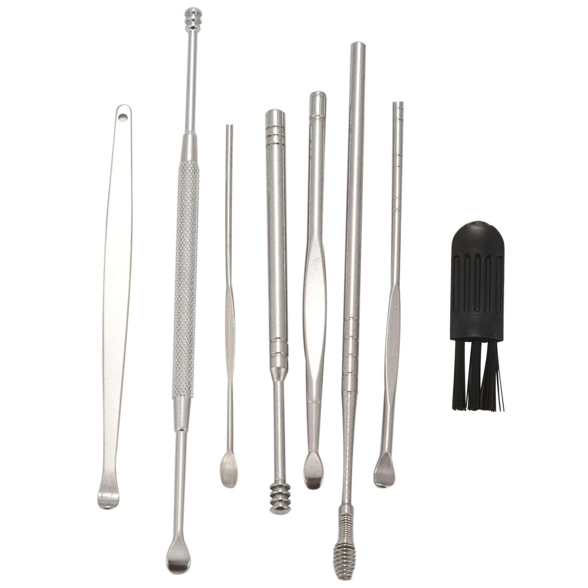 8 Pcs Ear Pick Earwax Removal Kit, Ear Cleansing Tool Set,