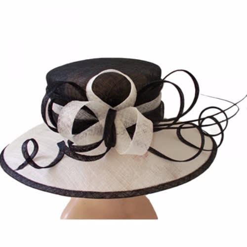 Ladies' Hat - Black & Beige