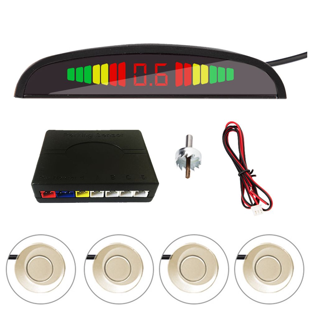 Smart Parktronic For Cars LED Display Detector System