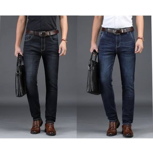 Two Pieces Causal Stock Jeans For Men