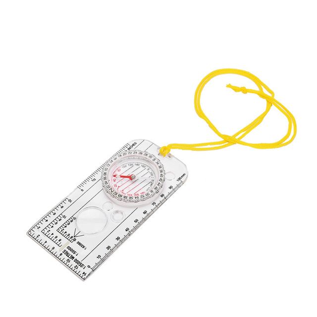 Outdoor Compass Ruler Surveying Map Scale Measuring For And