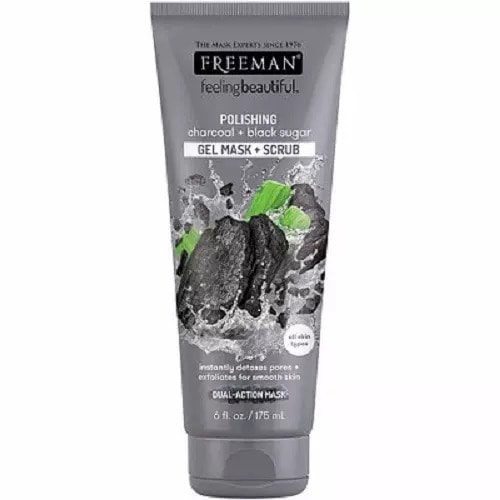 Polishing Charcoal And Black Sugar Gel Mask + Scrub - 6oz