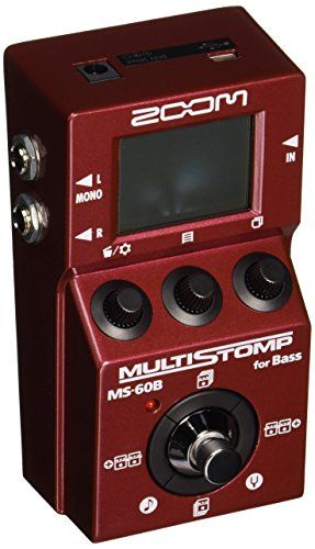 Zoom MS60B MultiStomp Bass Guitar Effects Pedal Single Stomp