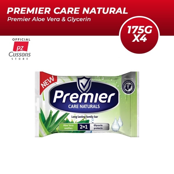 Care Naturals Bathing Soap - Aloe-Vera & Glycerin - 175g X 4