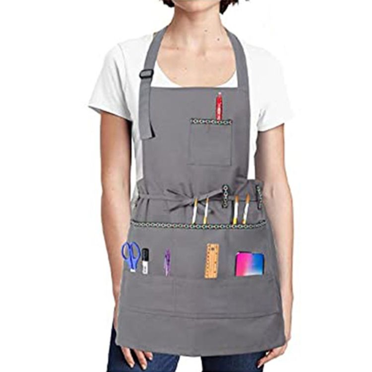 Oil Art Paint Work Clothes Apron Cotton