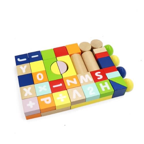Count And Spell Block Set - 50-pieces - 12-months+
