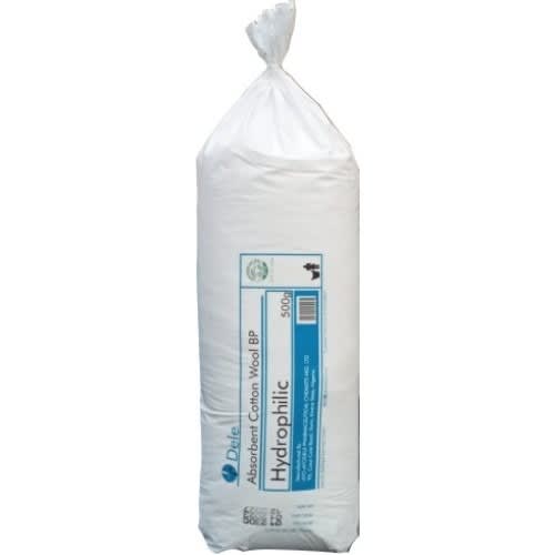 Absorbent Cotton Wool Bp - Super Size - 500g