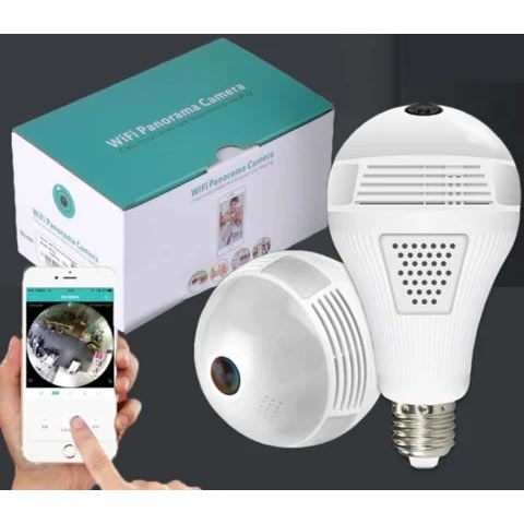 Panoramic Wifi Smart Bulb Camera