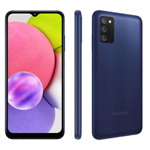 Galaxy A03s - 6.5'' - 64GB ROM - 4GB RAM - Dual Sim - 4G LTE - 13MP - 5000mAh - Fingerprint - Blue