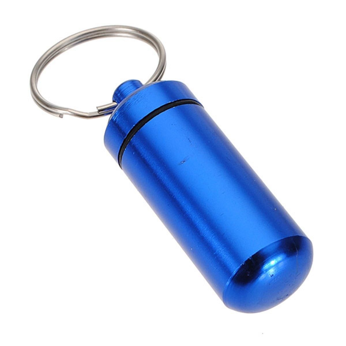 Pill box pillbox with aluminium waterproof Keychain