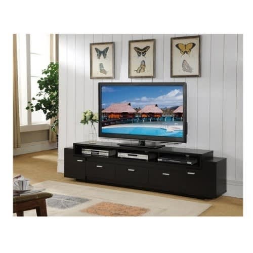 Tiwa -84" Tv Stand In Cappuccino