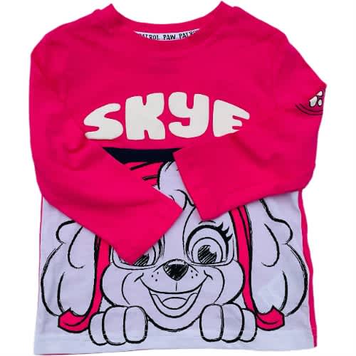 Skye Pawpatrol Girls Longsleeve Tees