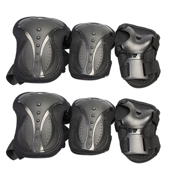 6 Pcs Adult Rollerblading Protection Gear Set Body Elbow