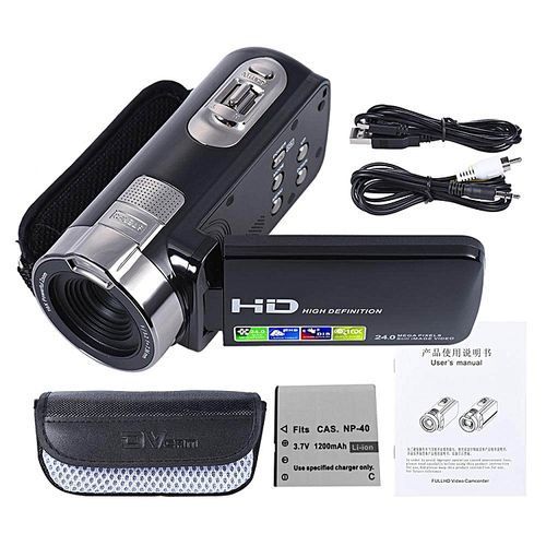 HDV-302P 3.0 Inch LCD Screen Full HD 1080P 15FPS 24MP 16X Digital Zoom Anti-shake Digital Video DV Camera Camcorder