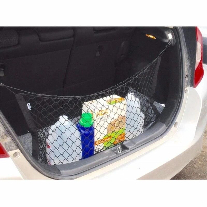 1Pc Truck Cargo Net Black Stretchable Cargo Organizer Automotive Storage Accessories for Saving Car Interior Space 90x40cm